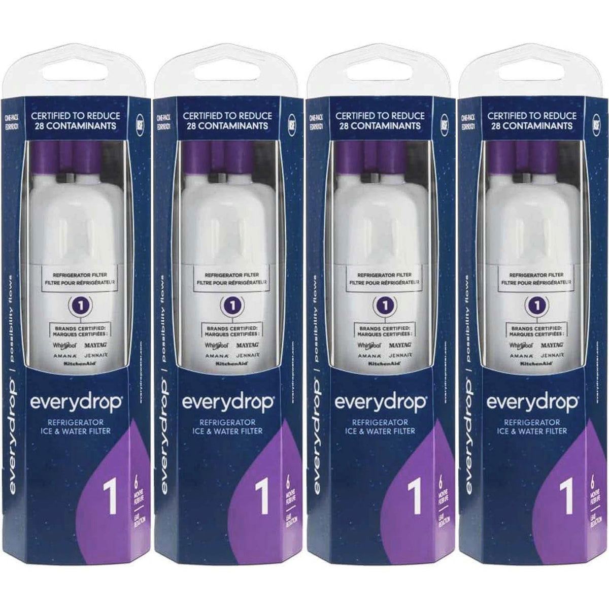 EDR1RXD1 water filter 1, W10295370A refrigerator water filter 1
