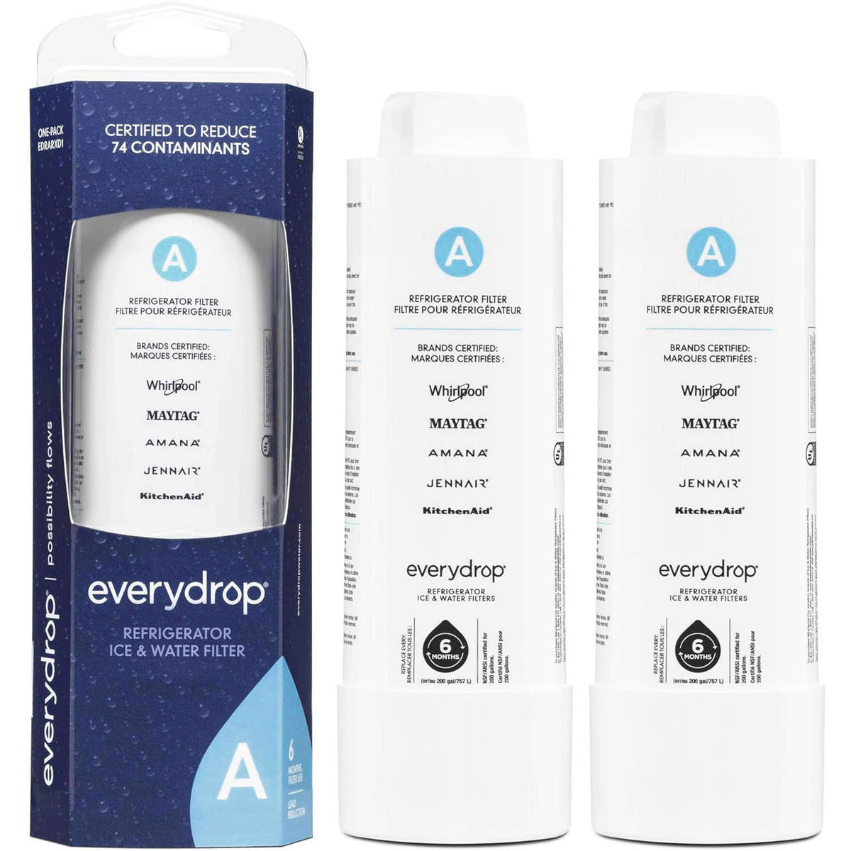 EDRARXD1 water filter A, refrigerator water filter A