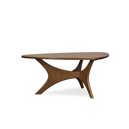Blaze Organic Wood Coffee Table – Sculptural 3-Leg Modern Center Table