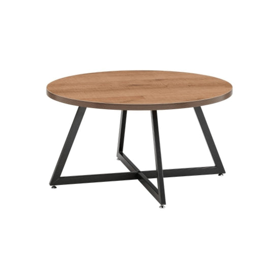 courtdale-round-coffee-table-brown-front