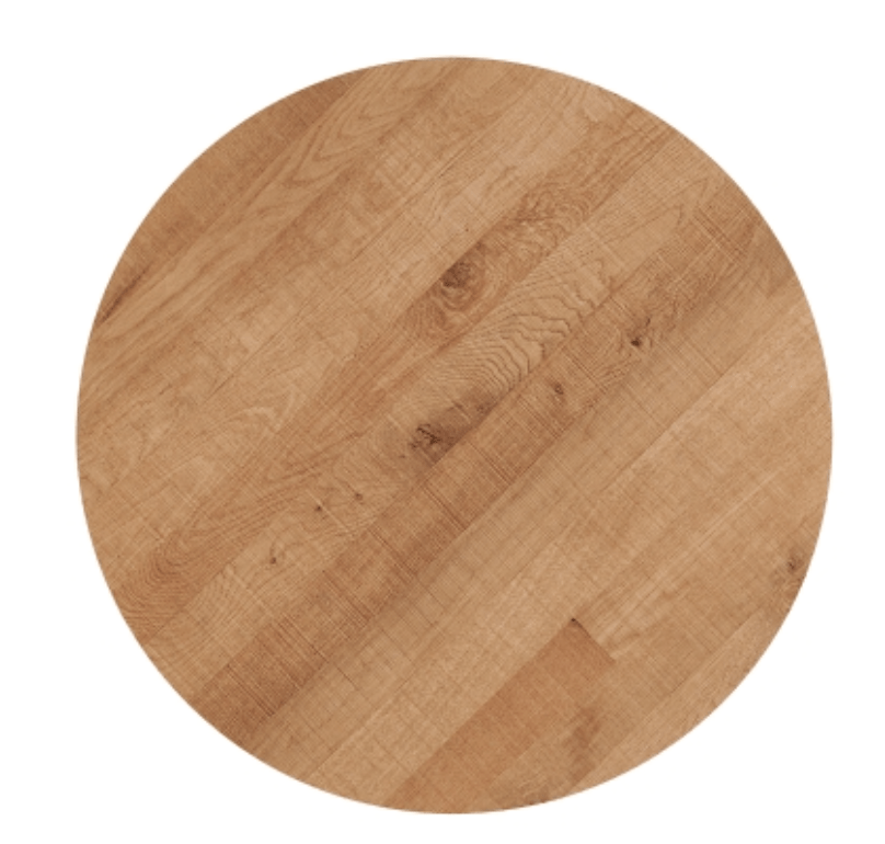 Courtdale Round Coffee Table – 31.5" Modern Wood Finish Living Room Center Table