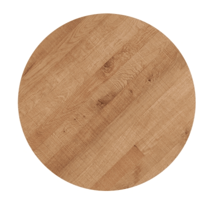 Courtdale Round Coffee Table – 31.5" Modern Wood Finish Living Room Center Table