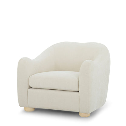 Joss Modern Mid-Century Armchair – 33" Square Lounge Chair in Toffee, Bone or Walnut