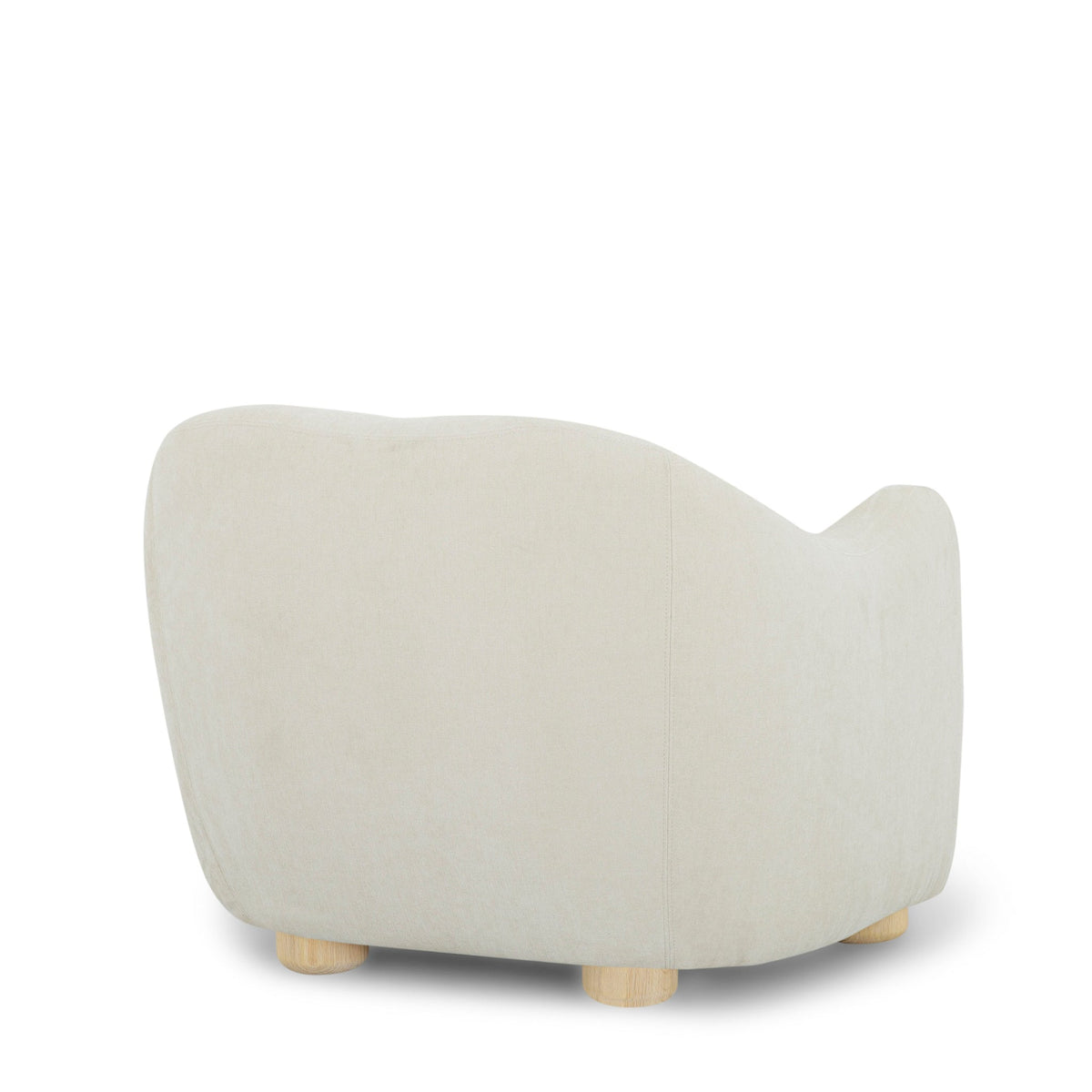 Joss Modern Mid-Century Armchair – 33" Square Lounge Chair in Toffee, Bone or Walnut
