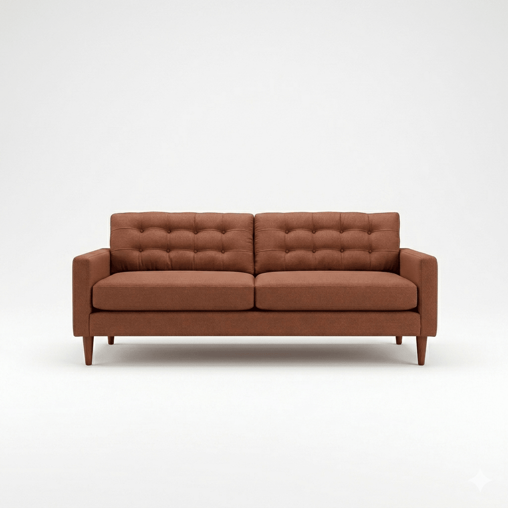 Vogue Modern Sofa – Mid-Century Style Custom Upholstered Living Room Couch