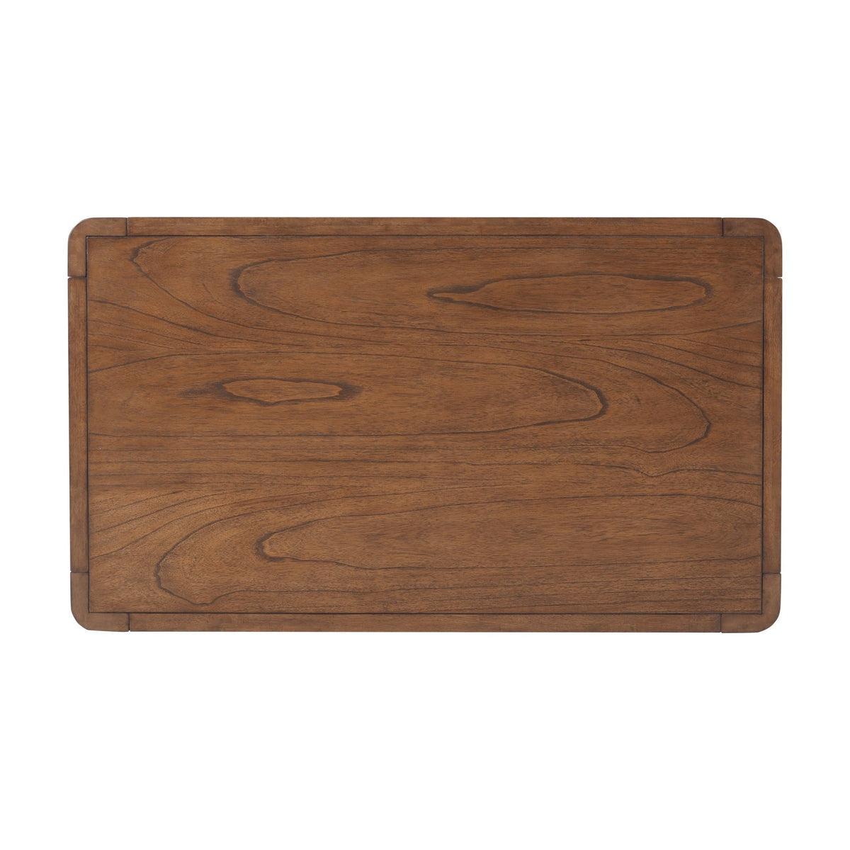Trevin Rectangular Coffee Table with Open Shelf Storage – 48 Inch Wood-Look Living Room Table