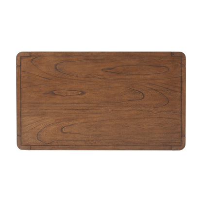Trevin Rectangular Coffee Table with Open Shelf Storage – 48 Inch Wood-Look Living Room Table