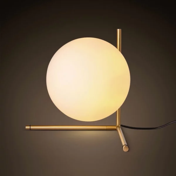 Retro Modern Brass Table Lamp - Image 2
