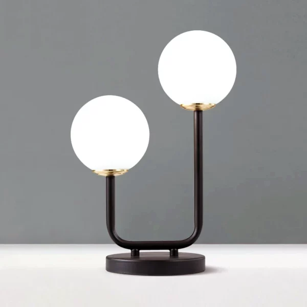 Retro Modern Frosted Glass Table Lamp