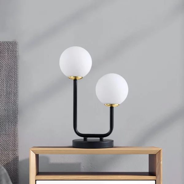 Retro Modern Frosted Glass Table Lamp - Image 5